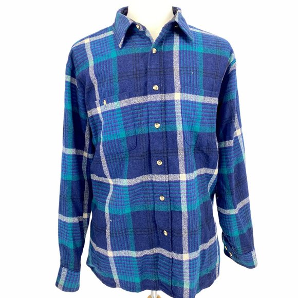 Chemise Western Vintage High Sierra - Flannel Isolé - Taille M - Occasion Très Bon état